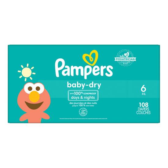Pampers Baby Dry Diapers Super Econo pack (size 6)