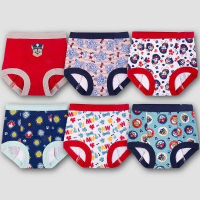 PAW Patrol Toddler Training Underwear, 2T-3T (6 ct)