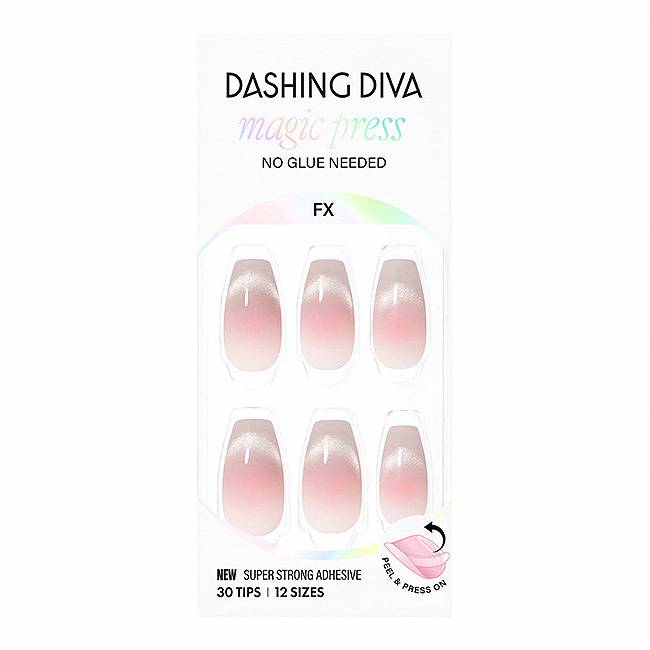 Dashing Diva/F 時尚潮流美甲片-閃亮紅頰-30片