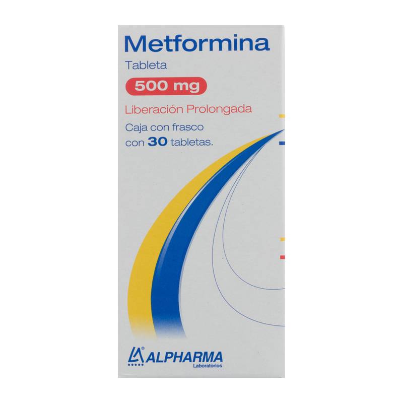 Alpharma metformina tabletas 500 mg (30 piezas)