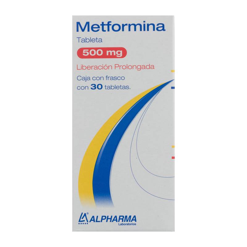 Alpharma · Metformina tabletas 500 mg (100 g)