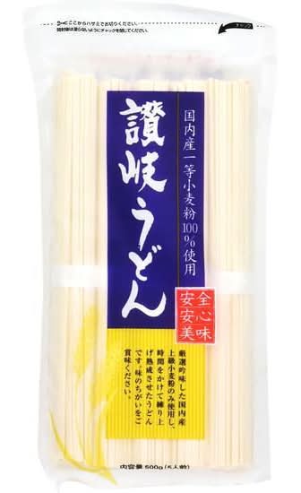 讃岐物産　国内産小麦讃岐うどん　500g　J-936