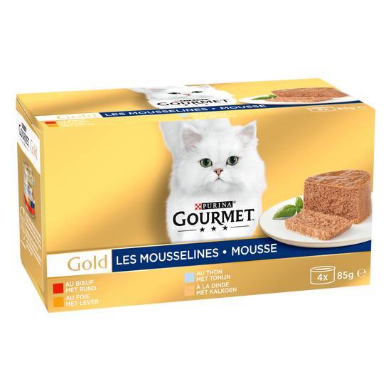 Purina gourmet gold les mousselines pour chat adulte