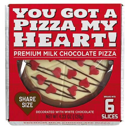 Treat Street Valentine's Chocolate Pizza - 4.23 oz