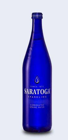 Saratoga Sparkling, 12 oz glass bottles - 24 ct (1X24|1 Unit per Case)