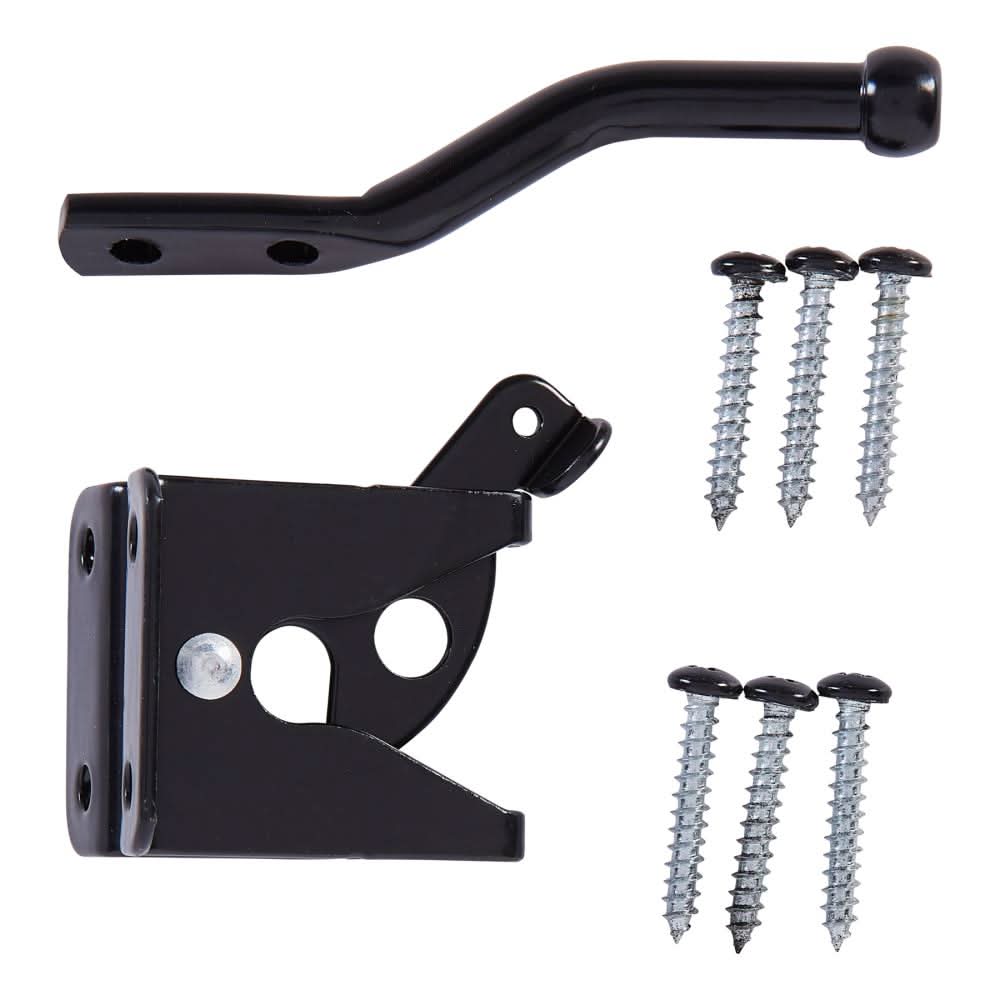 National Hardware 4-in Black Gate latch