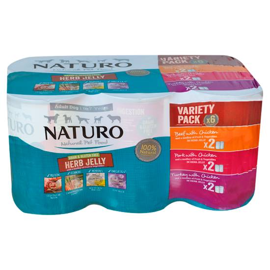 Naturo Natural Pet Food Herb Jelly Adult Dog (2.34kg)