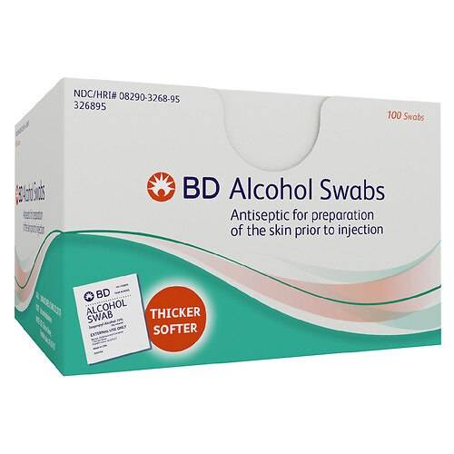 BD Alcohol Swabs - 100.0 ea