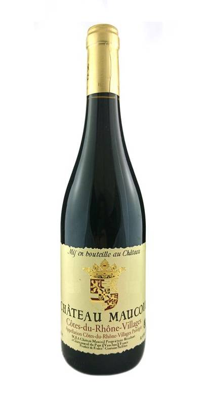 Vin rouge aoc cotes du rhone chateau maucoil 75cl - BIO