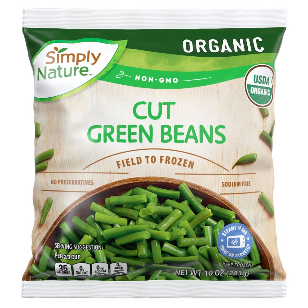 Simply Nature Organic Cut Green Beans (10 oz)
