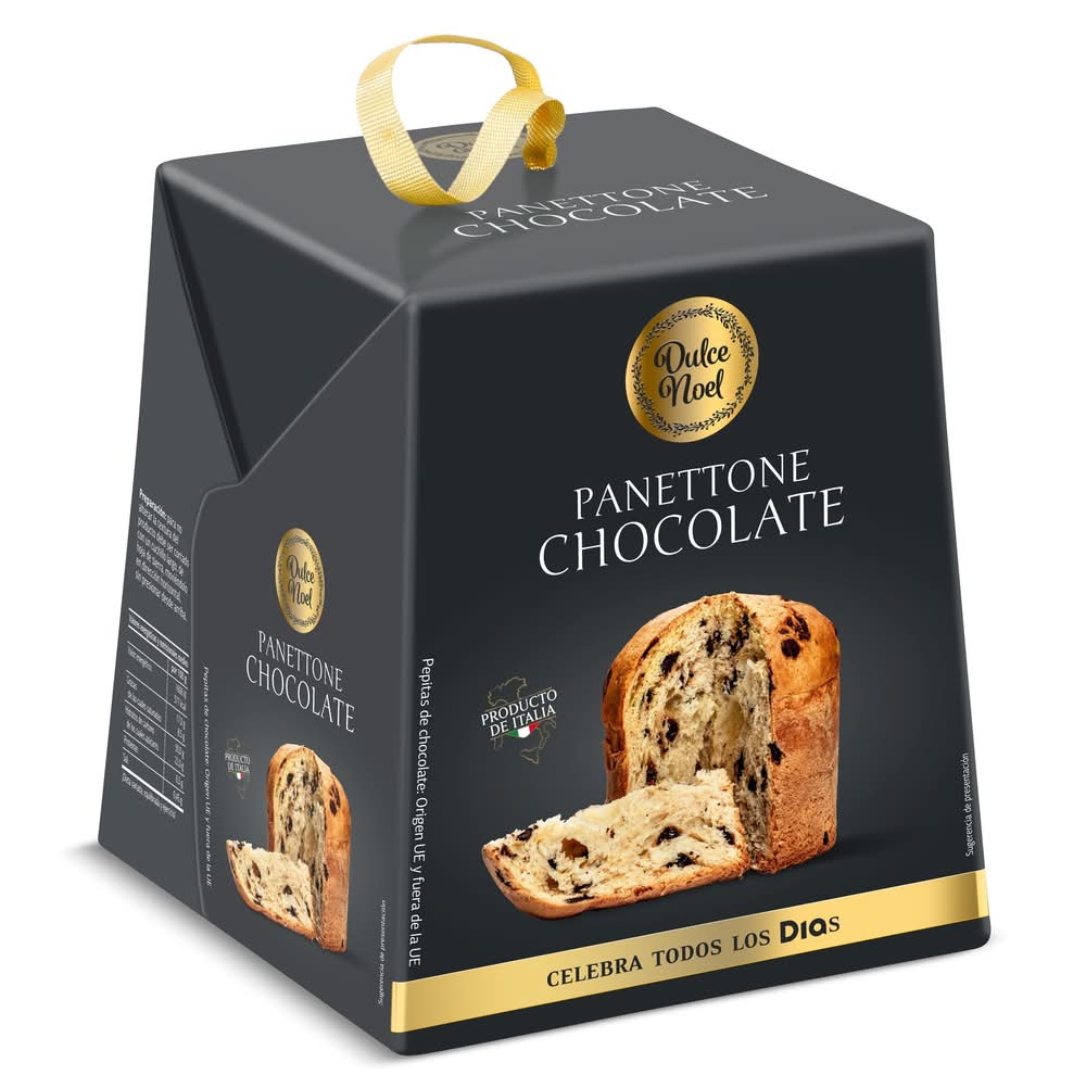 Panettone De Chocolate Dulce Noel Dia Caja 500 G