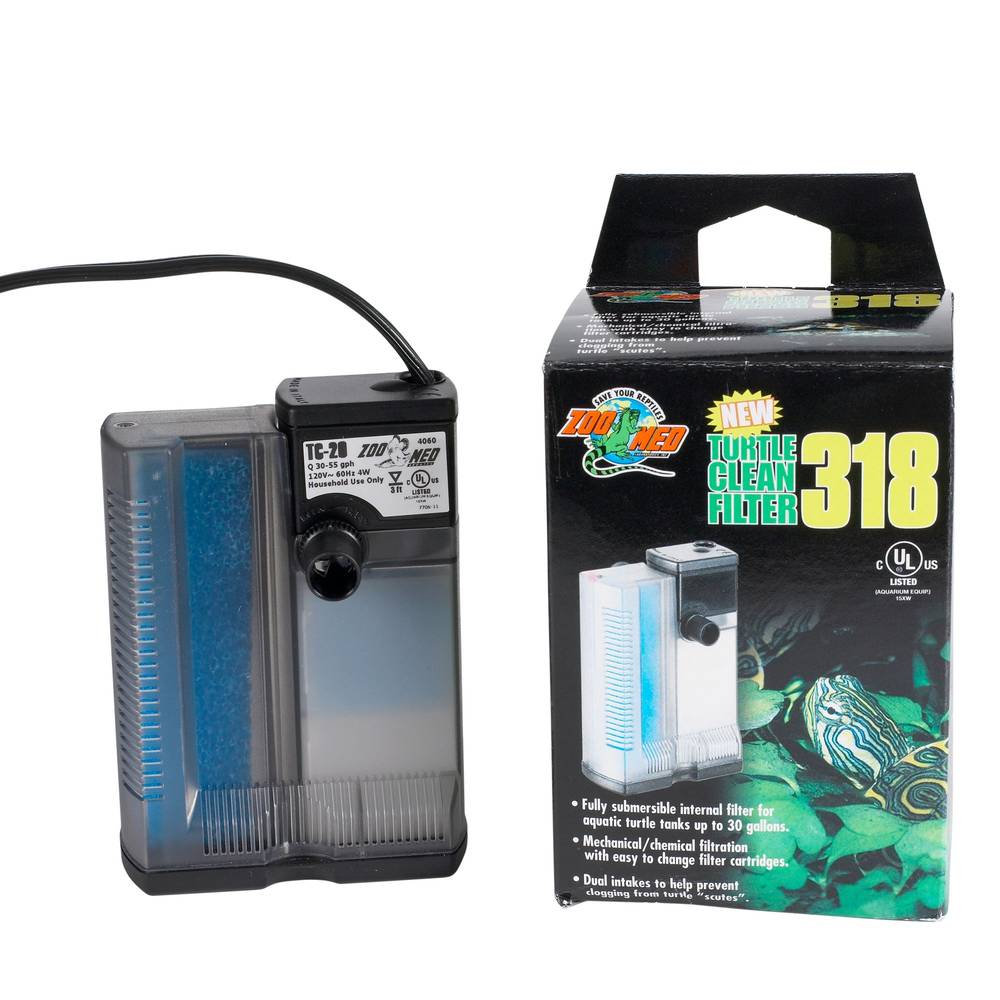 Zoo Med Turtle Clean Filter 318 Tank Filtration System
