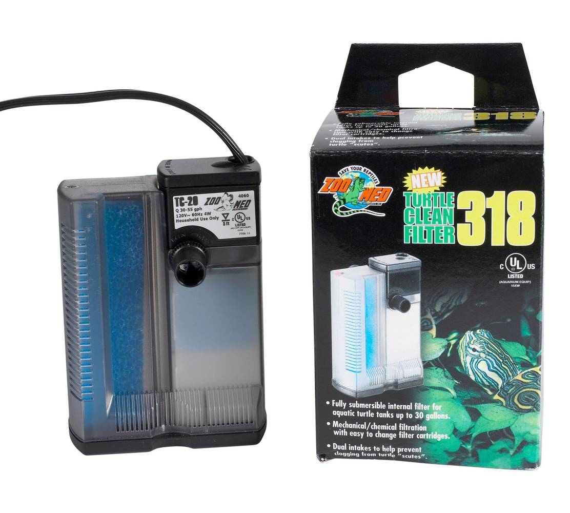 Zoo Med Turtle Clean Filter 318 Tank Filtration System