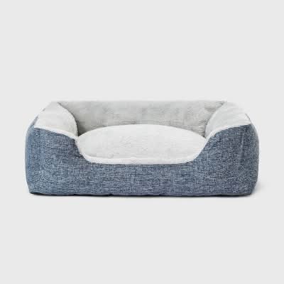 Boots & Barkley Basic Cuddler Dog and Cat Bolster Bed, S
