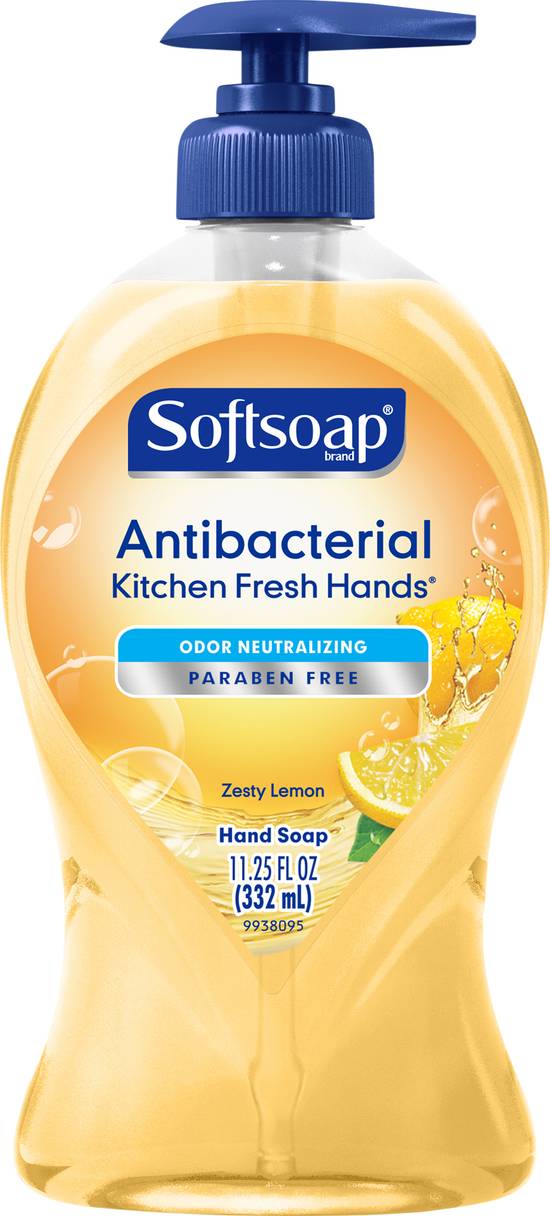Softsoap Antibacterial Kitchen Fresh Hands Zesty Lemon Hand Soap