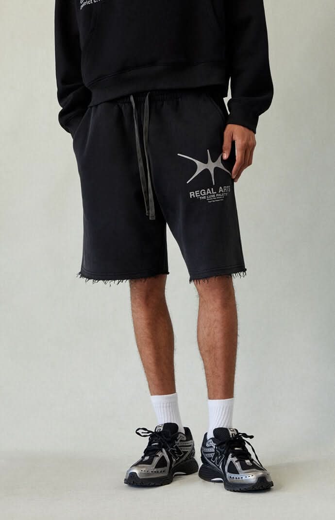 Pacsun Regal Arts Fleece Baggy Sweat Shorts Delivery Near Me