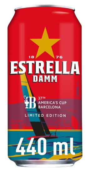 Estrella Damm Premiada Barcelona Lager Beer (4 x 440ml)