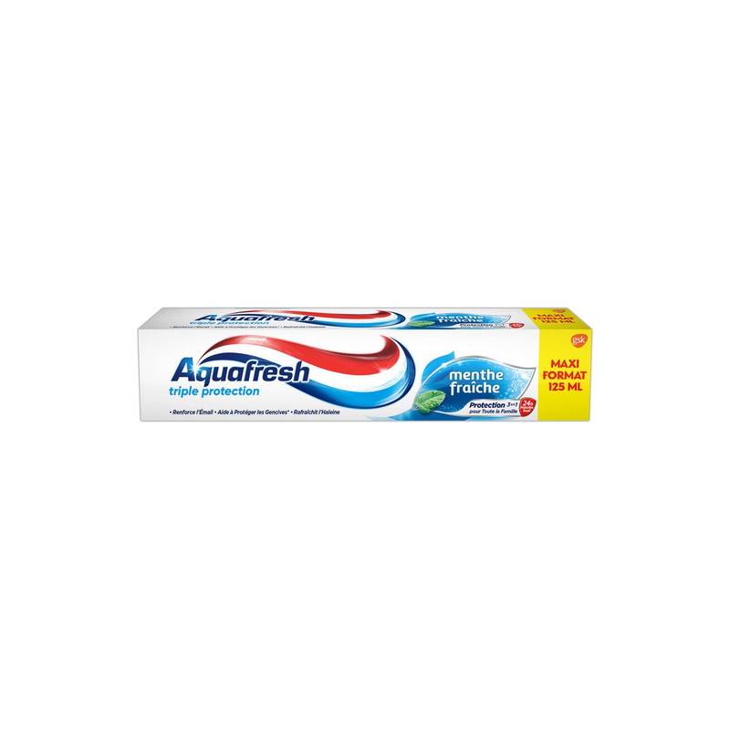 Aquafresh - Dentifrice menthe fraîche triple action protection 3 en 1