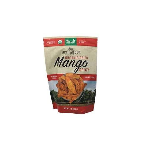 Just About Foods Organic Spicy Dried Mango (16 oz)