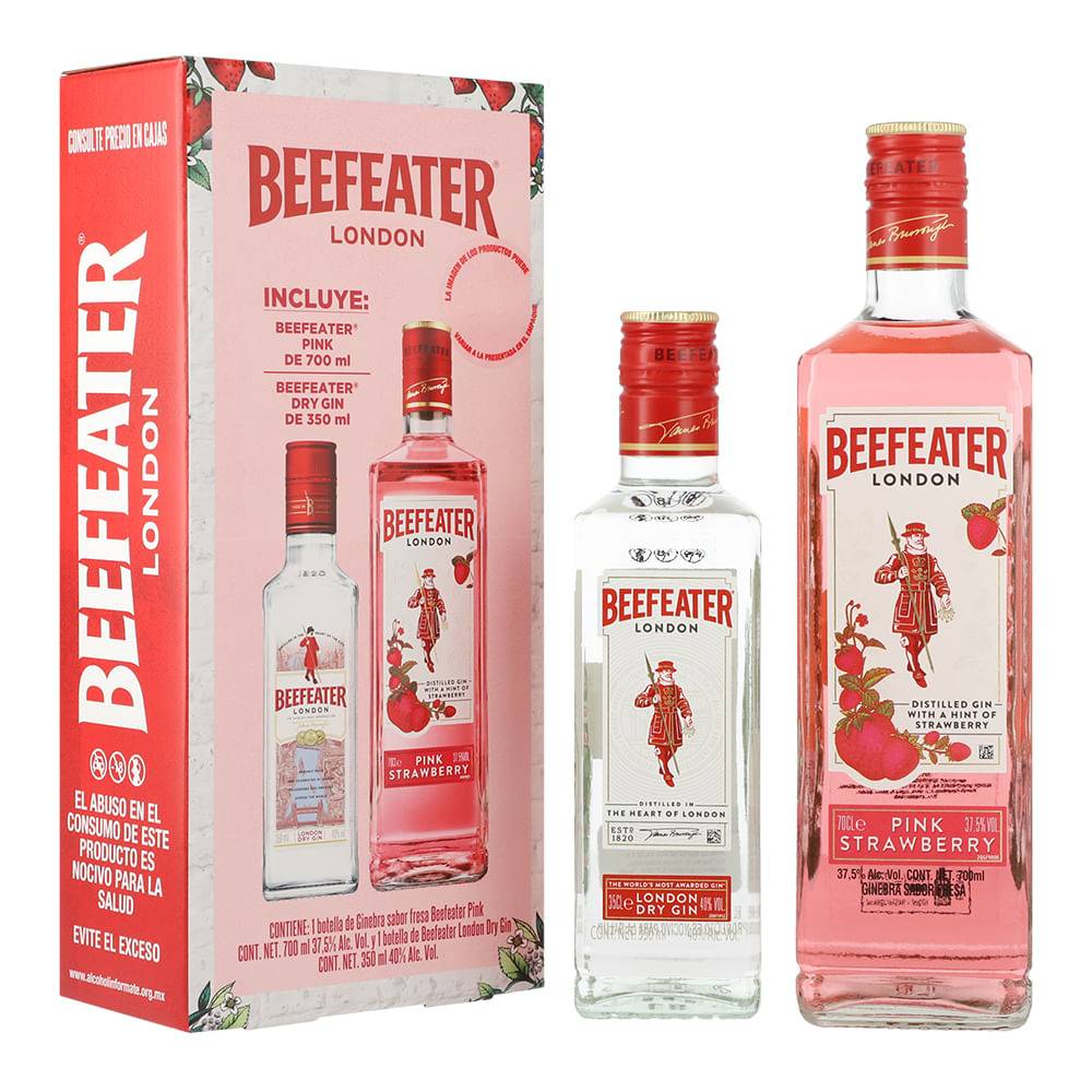 Beefeater · Ginebra pink + ginebra dry (2 )