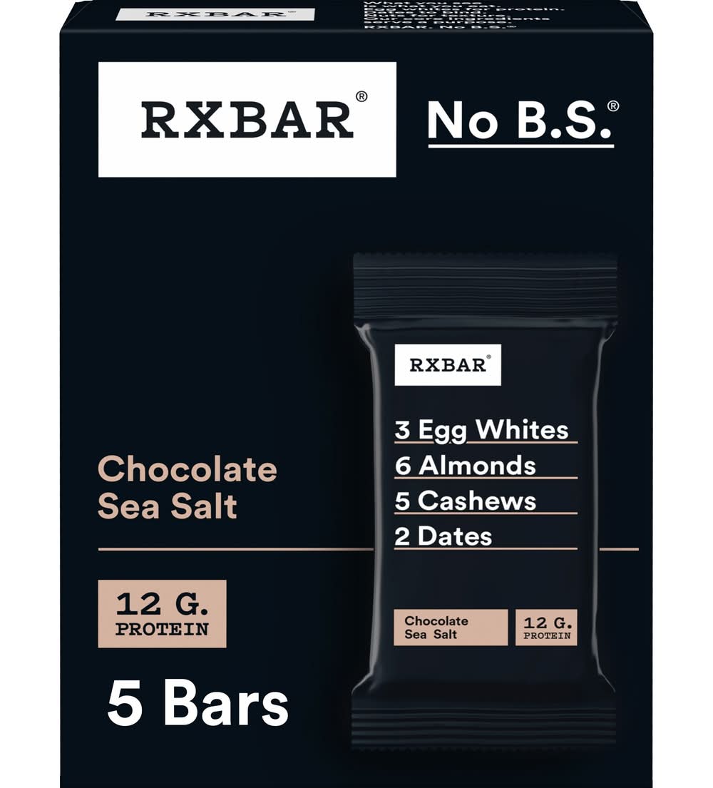 RXBAR Chocolate Sea Salt Protein Bars - 9.1oz/5ct