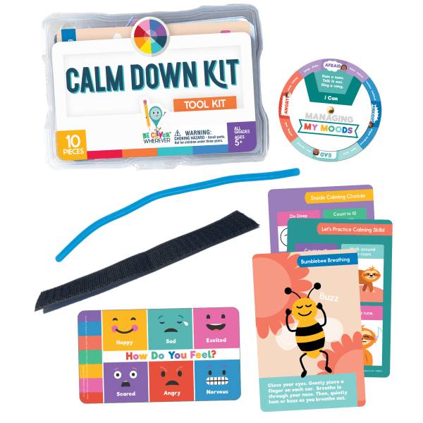 Carson-Dellosa Be Clever Wherever Calm Down Corner Kit, Multicolor, Grades K to 5