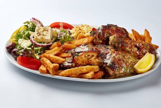 Demi poulet à la grecque / Half Greek Style Chicken