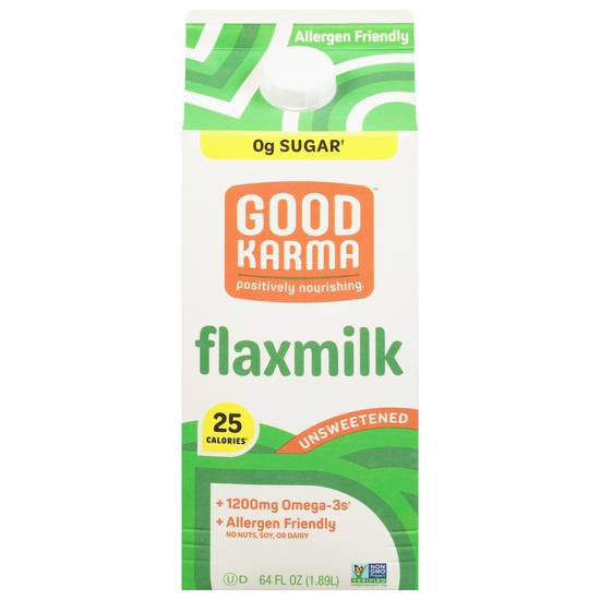 Good Karma Unsweetened Flaxmilk (1.89 L)