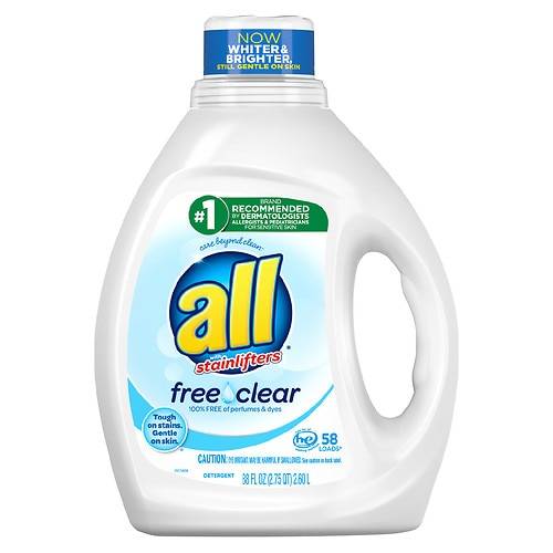 all Liquid Laundry Detergent Free Clear - 88.0 fl oz