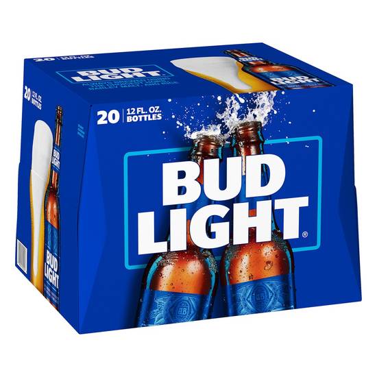 Bud Light Pale Lager Beer (20 pack, 12 fl oz)