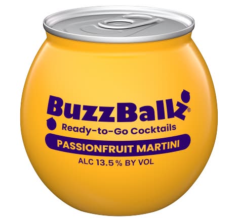 BuzzBallz Passionfruit Martini, Ready To Go Cocktails (200ml)