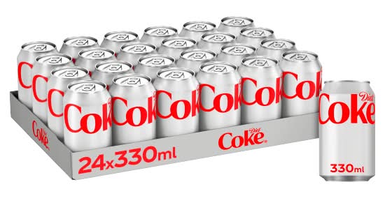 Diet Coke Soda Drink (24 x 330ml)