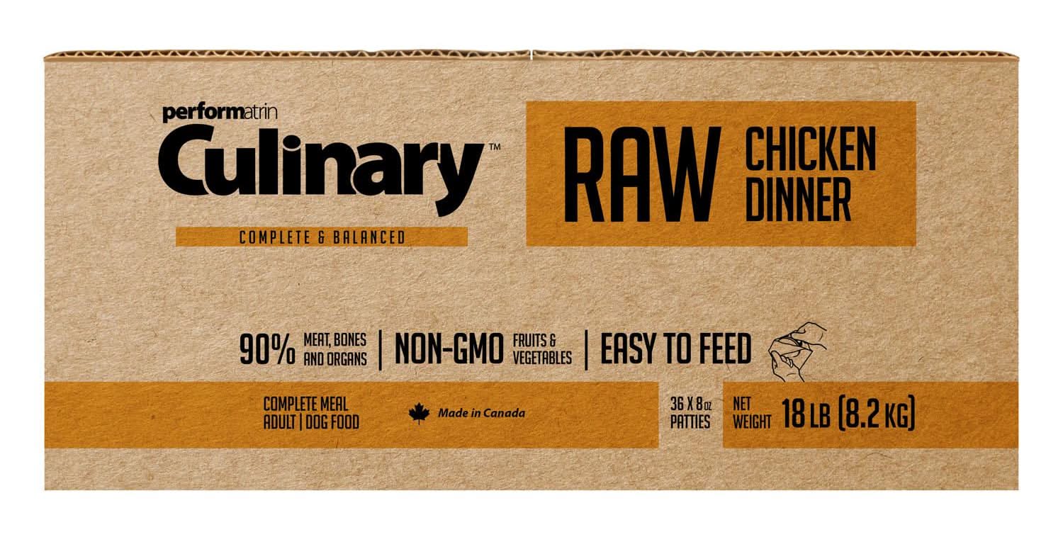 Performatrin Culinary Raw Chicken Dinner Adult Dog Food, 18 lb