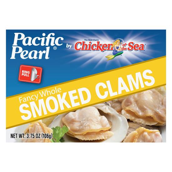 Chicken Of the Sea Pac Pearl Fancy Smoked Whole Clams