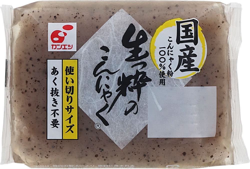 カンエツ 国産 生粋のこんにゃく - 使いきりサイズ (130g)