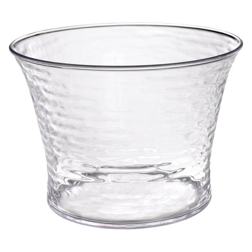 Party City Premium Plastic Ice Bucket (9-3/4" x 13-1/2"/clear)