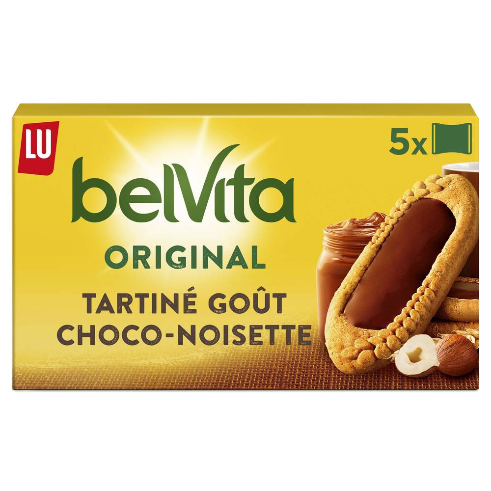 LU - Belvita biscuits petit déjeuner le tartiné chocolat noisette (250g)