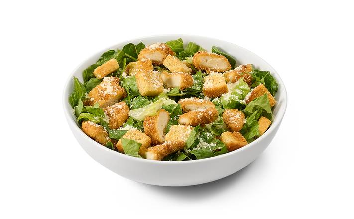 Breaded Chicken Caesar Salad