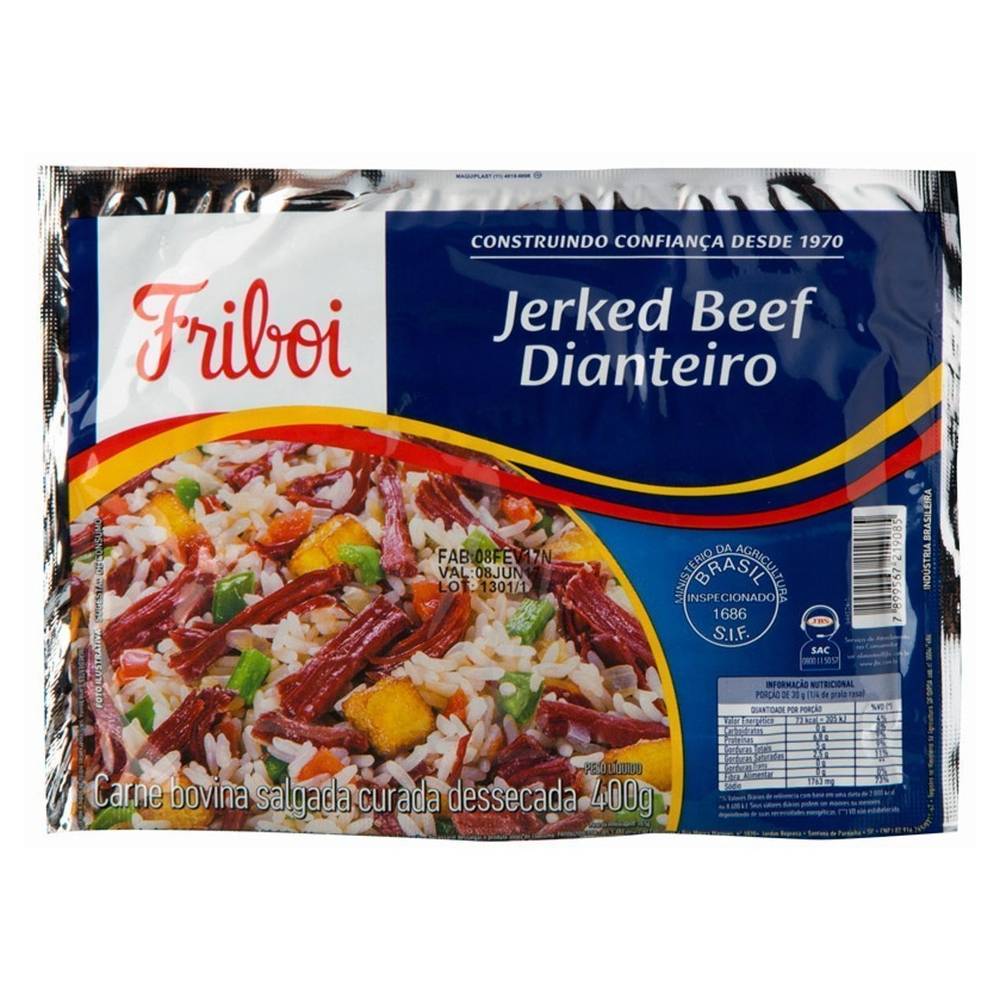 Friboi jerked beef dianteiro (400g)