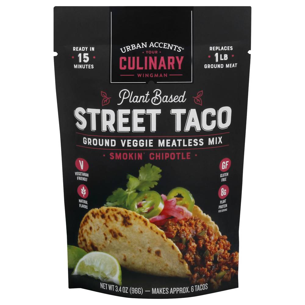 Urban Accents Ground Street Taco Veggie Meatless Mix