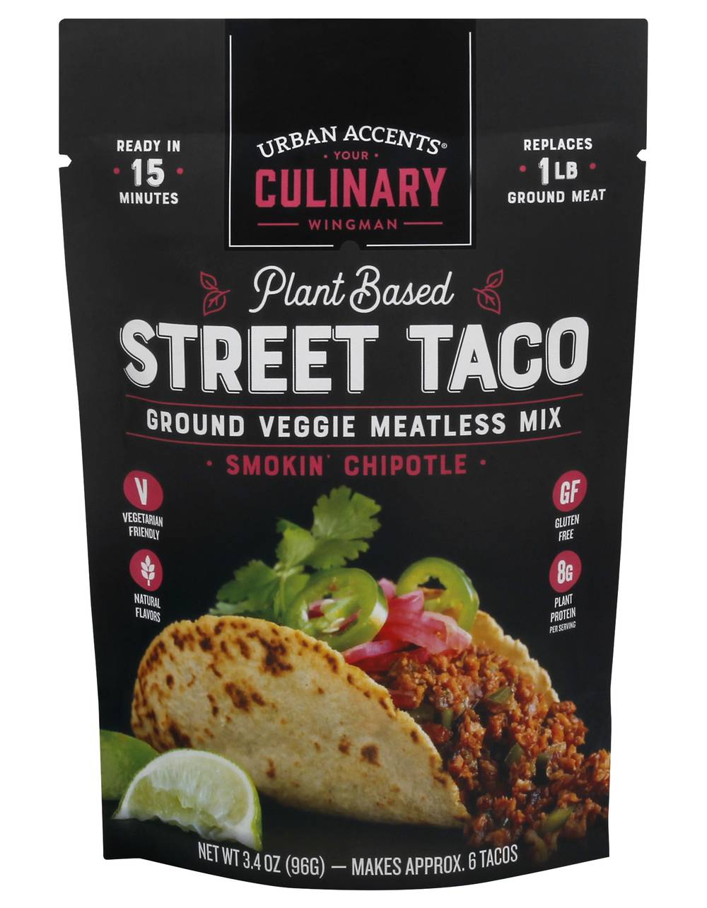 Urban Accents Ground Street Taco Veggie Meatless Mix (3.4 oz)
