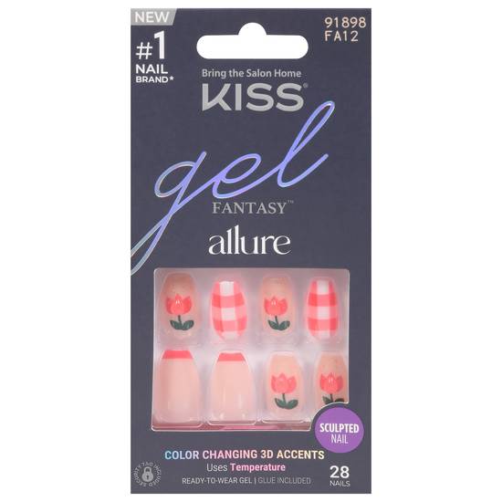 Kiss Gel Fantasy Allure Sculpted Nails (medium)