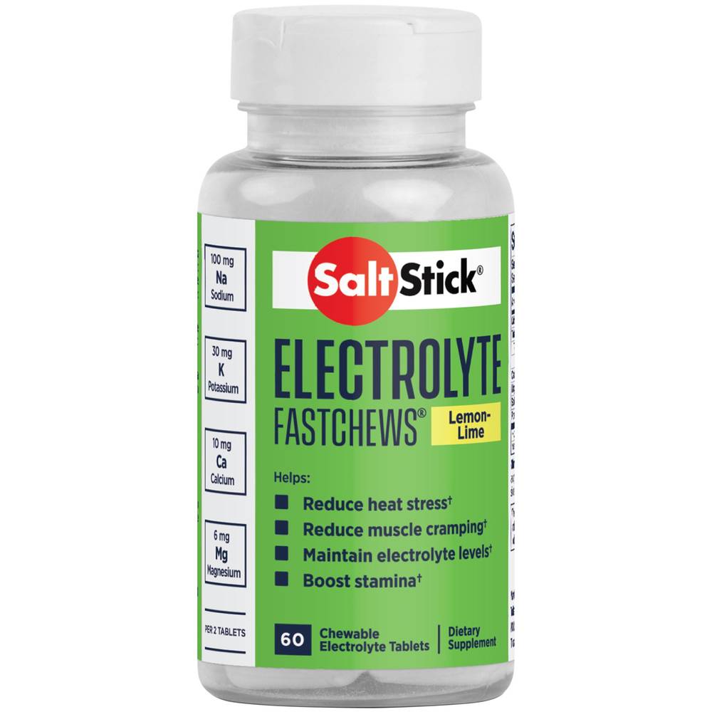 Saltstick Electrolyte Fast Chewable Tablets (60 ct) (lemon lime)