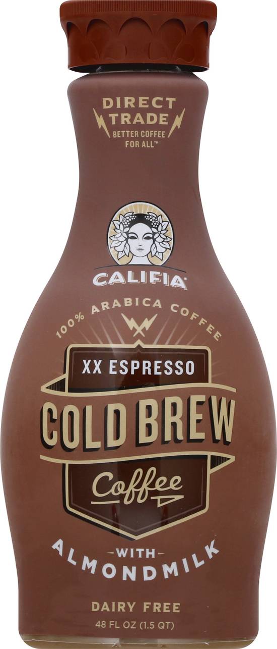 Califia Farms Xx Espresso Cold Brew Coffee With Almondmilk (48 fl oz)