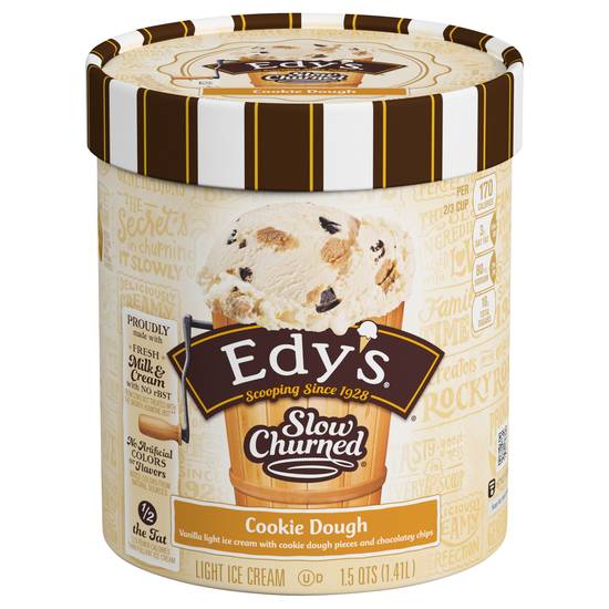 Edy's Slow Churned Cookie Dough Light Ice Cream
