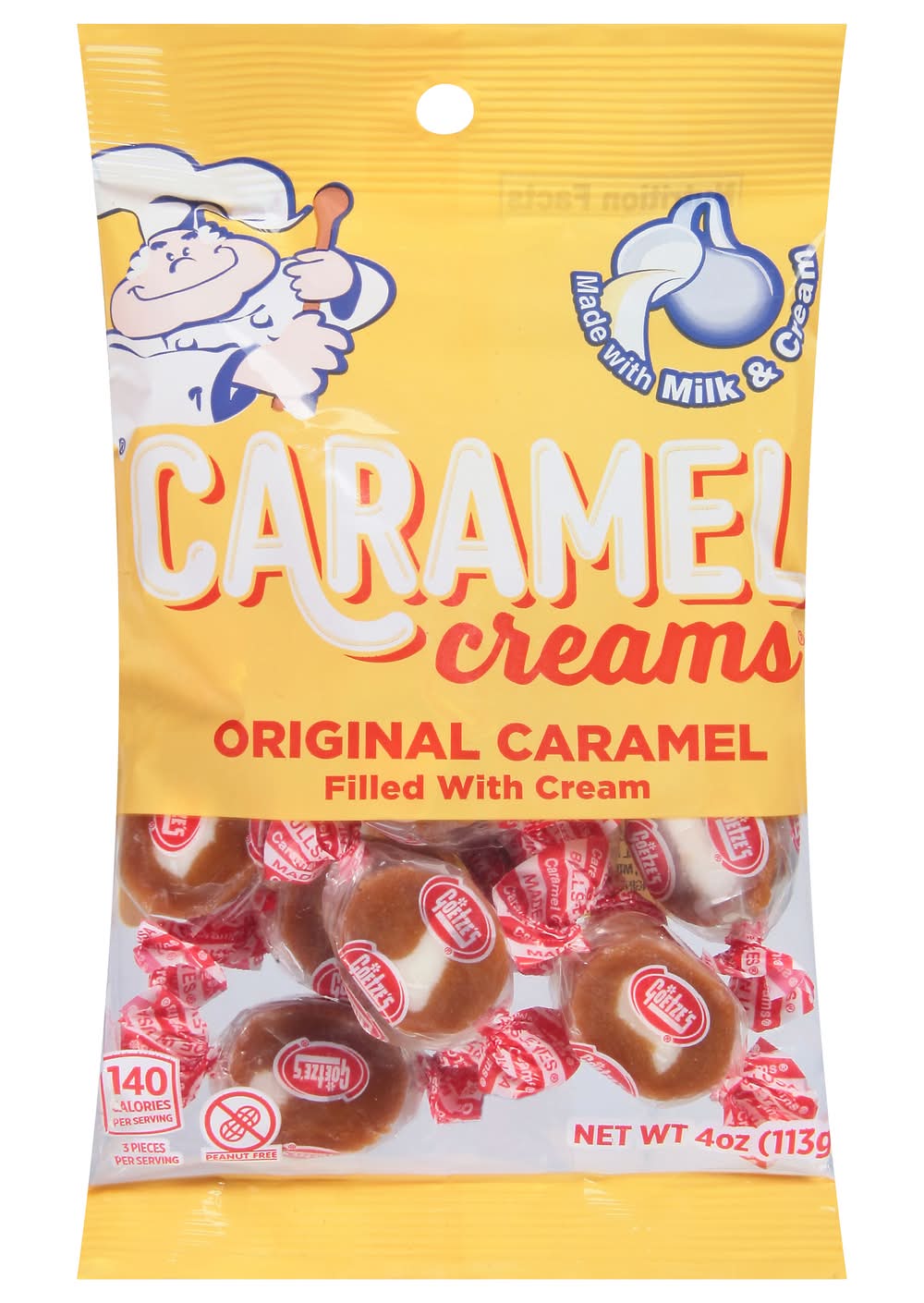 Goetze's Creams Original Candy, Caramel (4 oz)