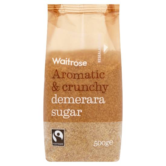 Waitrose Fairtrade Demerara Sugar (500g)