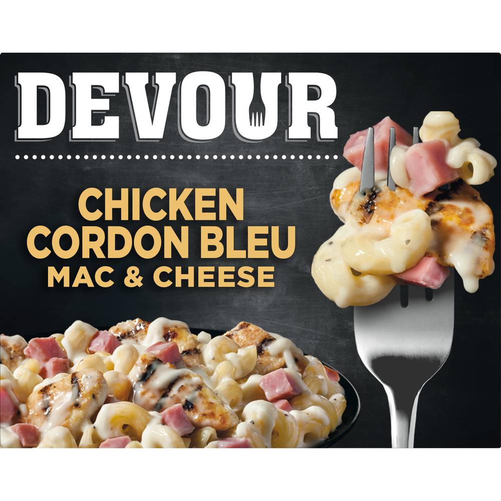 Devour Mac & Cheese Chicken Cordon Bleu