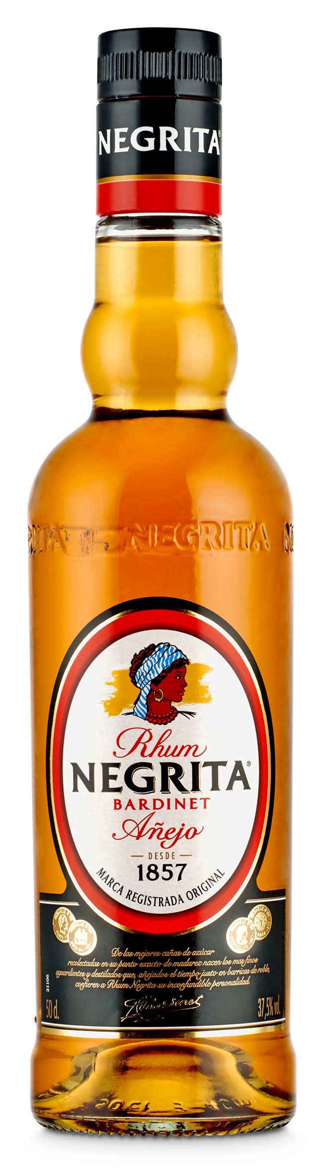 Ron Añejo Negrita Botella 50 Cl