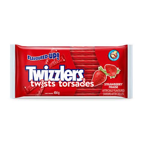 Twizzler's Twists Candy, Strawberry (454 g)